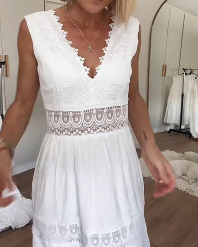 Valentina® | Vestido de Encaje con Escote en V