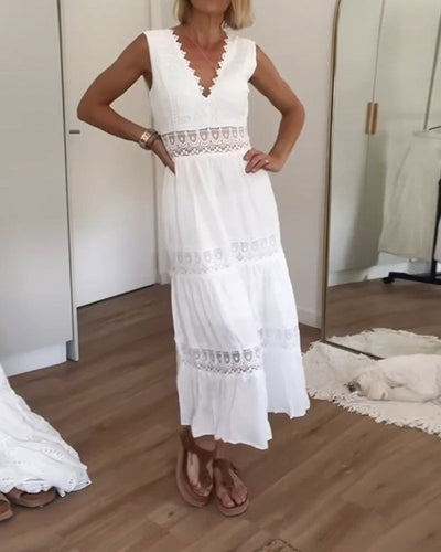 Valentina® | Vestido de Encaje con Escote en V