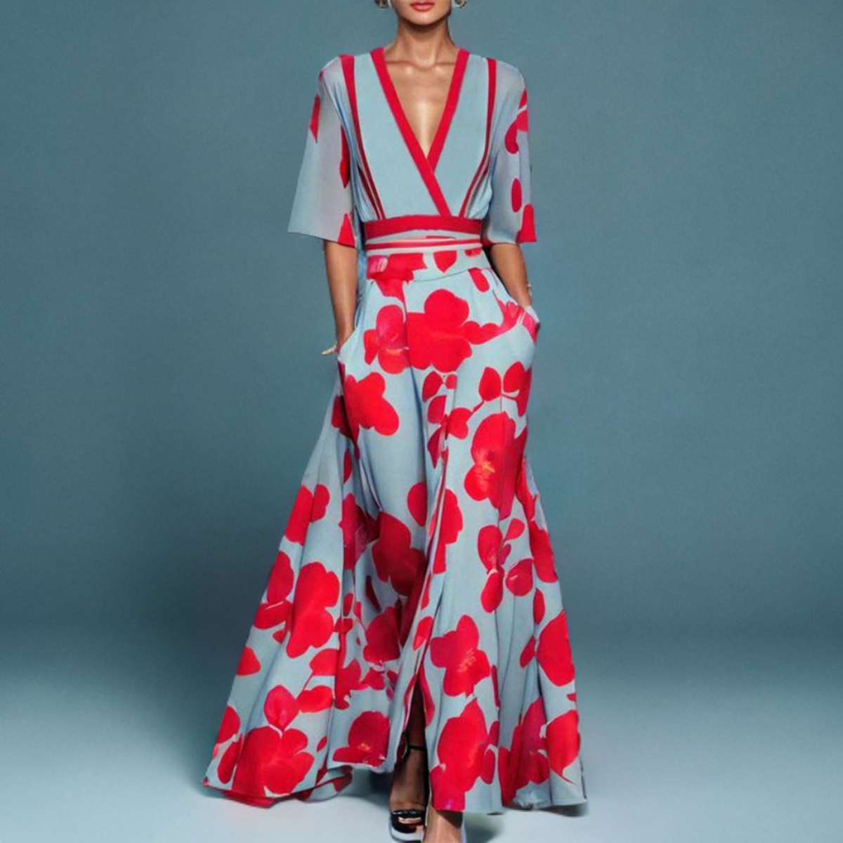 MIRIAM | Vestido elegante de manga corta